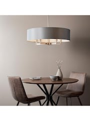 Gallery Home Nickel Grande 5 Light Pendant Ceiling Light - Image 1 of 7