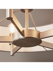 Gallery Home Nickel Grande 5 Light Pendant Ceiling Light - Image 4 of 7