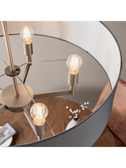 Gallery Home Nickel Grande 5 Light Pendant Ceiling Light - Image 6 of 7