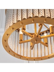 Gallery Home Gold Romola 6 Light Pendant Ceiling Light - Image 3 of 9