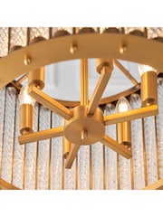 Gallery Home Gold Romola 6 Light Pendant Ceiling Light - Image 4 of 9