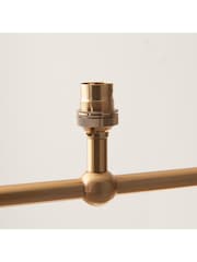 Gallery Home Brass Santiago 4 Light Pendant Ceiling Light - Image 7 of 8