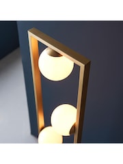 Gallery Home Brushed Gold Teo Floor Light - Image 4 of 7