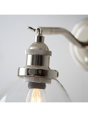 Gallery Home Bright Nickel Hansen Wall Light - Image 3 of 7