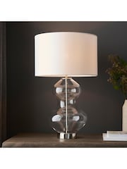 Gallery Home Satin Brass Kelda Shaped Table Lamp - Image 4 of 6