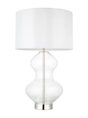Gallery Home Satin Brass Kelda Shaped Table Lamp - Image 6 of 6