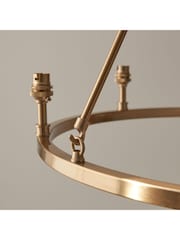 Gallery Home Brushed Brass Chester Large Pendant Ceiling Light - Image 6 of 8