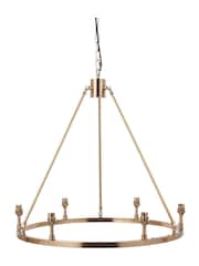 Gallery Home Brushed Brass Chester Large Pendant Ceiling Light - Image 8 of 8