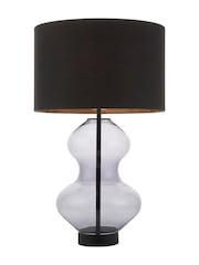 Gallery Home Black Clear Kelda Shaped Table Lamp - Image 6 of 6