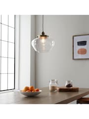 Gallery Home Antique Brass Camberley Pendant Ceiling Light - Image 1 of 7