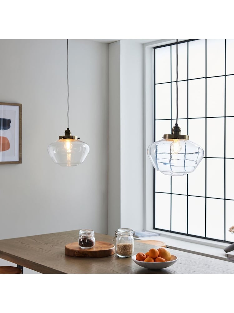Gallery Home Antique Brass Camberley Pendant Ceiling Light - Image 2 of 7