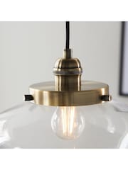 Gallery Home Antique Brass Camberley Pendant Ceiling Light - Image 4 of 7