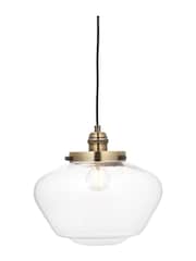 Gallery Home Antique Brass Camberley Pendant Ceiling Light - Image 6 of 7