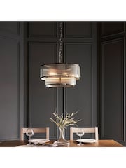 Gallery Home Antique Brass Ridgeton 5 Light Pendant Ceiling Light - Image 1 of 6
