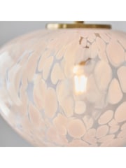 Gallery Home Satin Brass Mali 1 Light Pendant Ceiling Light - Image 5 of 9