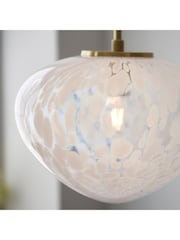 Gallery Home Satin Brass Mali 1 Light Pendant Ceiling Light - Image 7 of 9