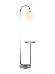 Gallery Home Satin Black Halo Floor Light - Image 7 of 7