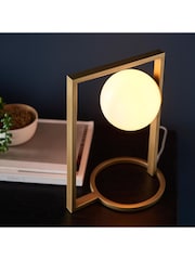 Gallery Home Brushed Gold Teo Table Lamp - Image 2 of 7