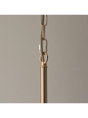 Gallery Home Brass Santiago 5 Light Pendant Ceiling Light - Image 4 of 8