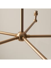 Gallery Home Brass Santiago 5 Light Pendant Ceiling Light - Image 7 of 8
