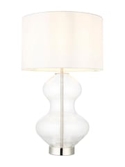 Gallery Home Bright Nickel Kelda Shaped Table Lamp - Image 5 of 5