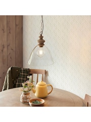 Gallery Home Natural Ash Cotswold 1 Light Pendant Ceiling Light - Image 2 of 6