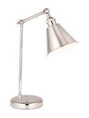 Gallery Home Bright Nickel Hal Table Lamp - Image 8 of 9