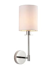 Gallery Home Bright Nickel Sancerre Wall Light - Image 5 of 6