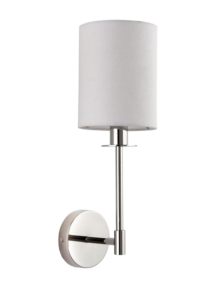 Gallery Home Bright Nickel Sancerre Wall Light - Image 6 of 6