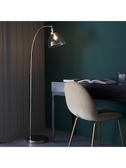 Gallery Home Bright Nickel Hansen Floor Lamp - Image 1 of 7