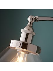 Gallery Home Bright Nickel Hansen Floor Lamp - Image 3 of 7