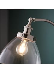 Gallery Home Bright Nickel Hansen Floor Lamp - Image 4 of 7