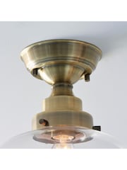 Gallery Home Antique Brass Camberley 1 Light Ceiling Light - Image 3 of 6