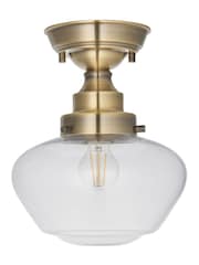 Gallery Home Antique Brass Camberley 1 Light Ceiling Light - Image 6 of 6