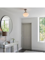 Gallery Home Bright Nickel Camberley 1 Light Ceiling Light - Image 1 of 4
