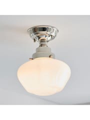 Gallery Home Bright Nickel Camberley 1 Light Ceiling Light - Image 2 of 4