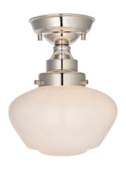 Gallery Home Bright Nickel Camberley 1 Light Ceiling Light - Image 3 of 4