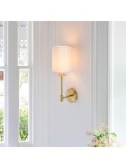 Gallery Home Satin Brass Sancerre Wall Light - Image 1 of 6