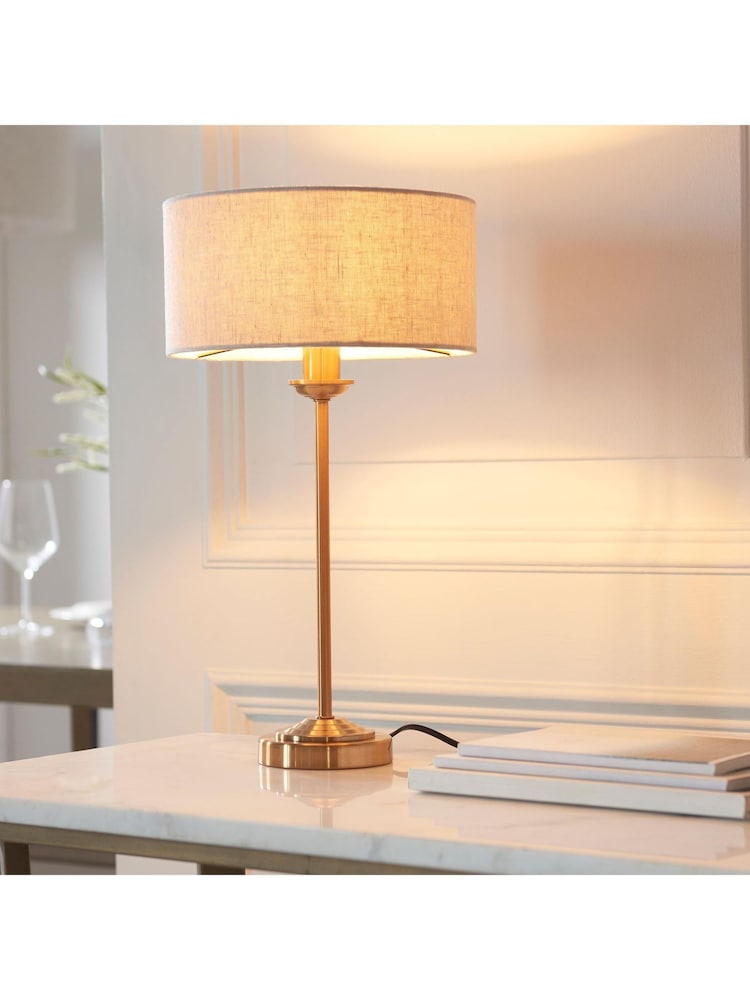 Gallery Home Vintage Brass Highclere Table Lamp - Image 1 of 7 Gallery Home Vintage Brass Highclere Table Lamp - Image 1 of 7