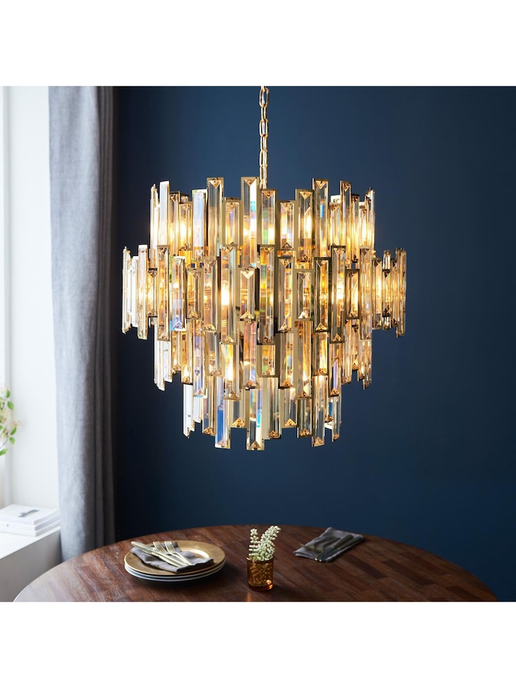 Gallery Home Gold Viviana 15 Light Pendant Ceiling Light - Image 1 of 9 Gallery Home Gold Viviana 15 Light Pendant Ceiling Light - Image 1 of 9