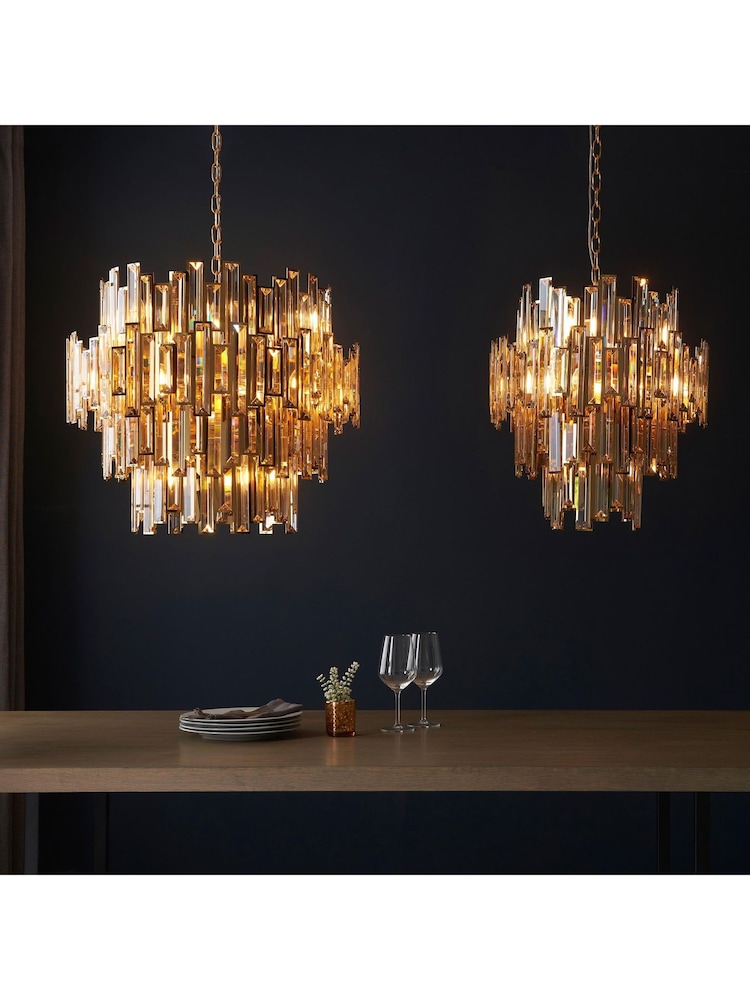 Gallery Home Gold Viviana 15 Light Pendant Ceiling Light - Image 2 of 9 Gallery Home Gold Viviana 15 Light Pendant Ceiling Light - Image 2 of 9