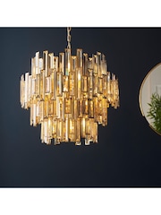 Gallery Home Gold Viviana 15 Light Pendant Ceiling Light - Image 4 of 9