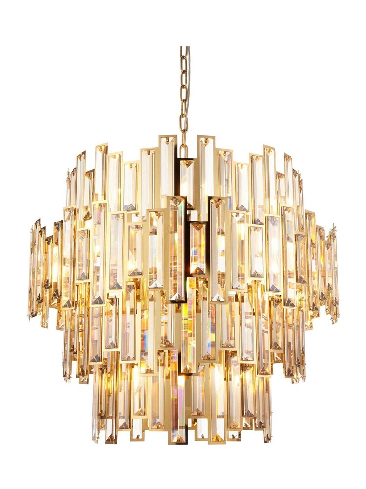 Gallery Home Gold Viviana 15 Light Pendant Ceiling Light - Image 9 of 9 Gallery Home Gold Viviana 15 Light Pendant Ceiling Light - Image 9 of 9