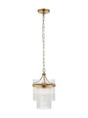 Gallery Home Antique Brass Marietta 1 Pendant Ceiling Light - Image 4 of 10