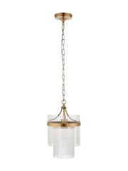 Gallery Home Antique Brass Marietta 1 Pendant Ceiling Light - Image 5 of 10