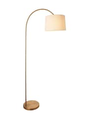 Gallery Home Warm Brass Carlson Floor Light - Image 4 of 5