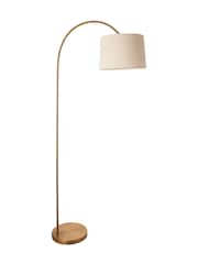 Gallery Home Warm Brass Carlson Floor Light - Image 6 of 6