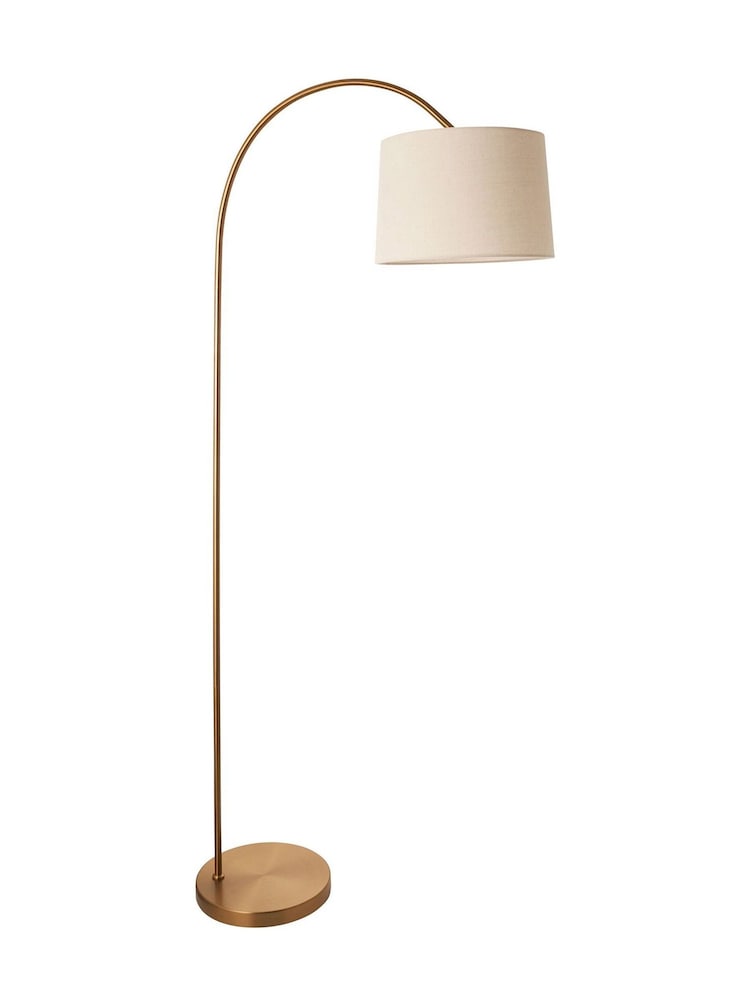 Gallery Home Warm Brass Carlson Floor Light - Image 6 of 6 Gallery Home Warm Brass Carlson Floor Light - Image 6 of 6