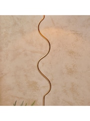 Gallery Home Aged Brass Wriggle Floor Light - Image 6 of 9