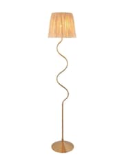 Gallery Home Aged Brass Wriggle Floor Light - Image 8 of 9